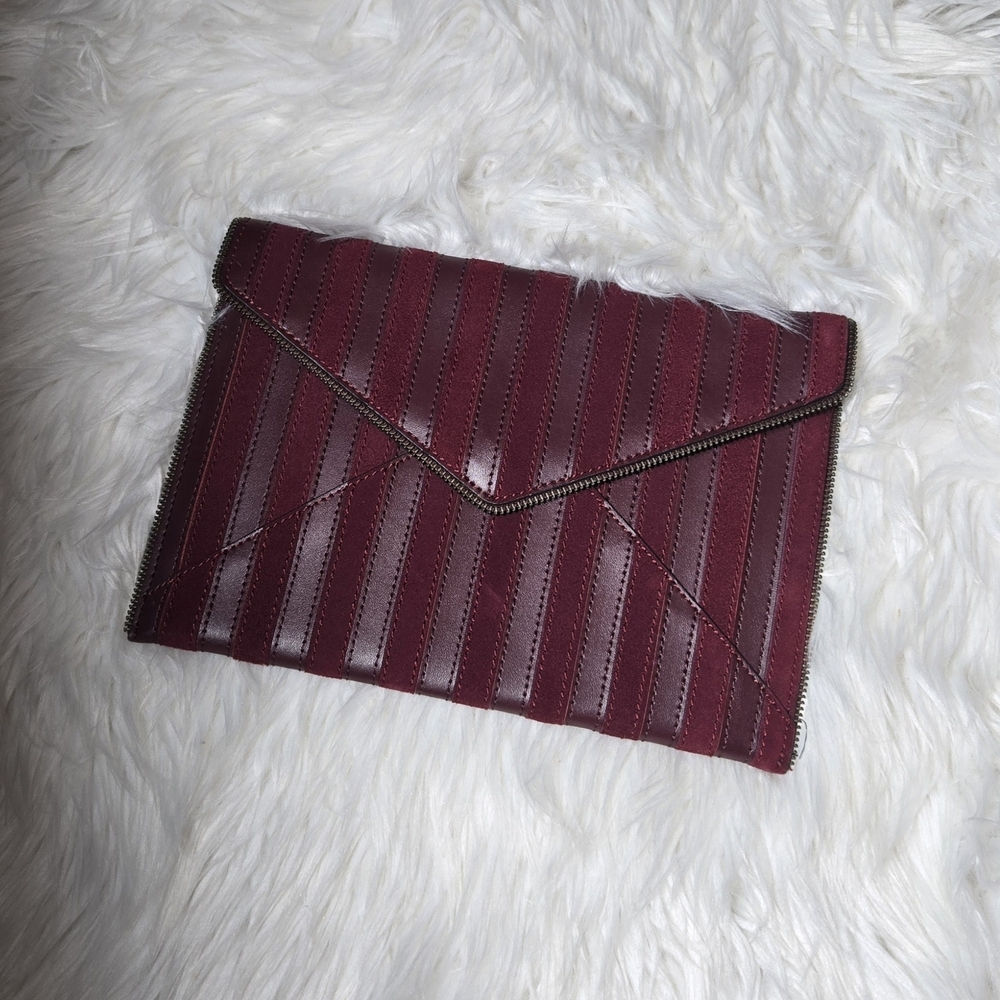 Rebecca Minkoff Burgundy Clutch